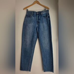 Lucky Brand 8/29 Ankle High Rise Mom Jeans